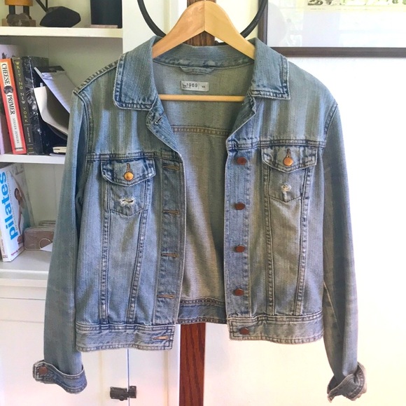 Gap 1969 Vintage Look Denim Blue Jean Jacket XS - Picture 3 of 15